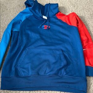 Nike Blue and Red Men's Sweater